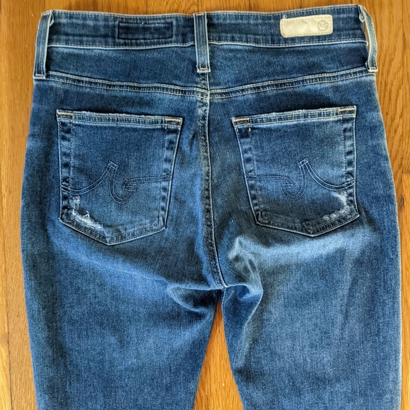 AG Adriano Goldschmied The Farrah Skinny ankle distressed jeans 27 - Picture 10 of 12
